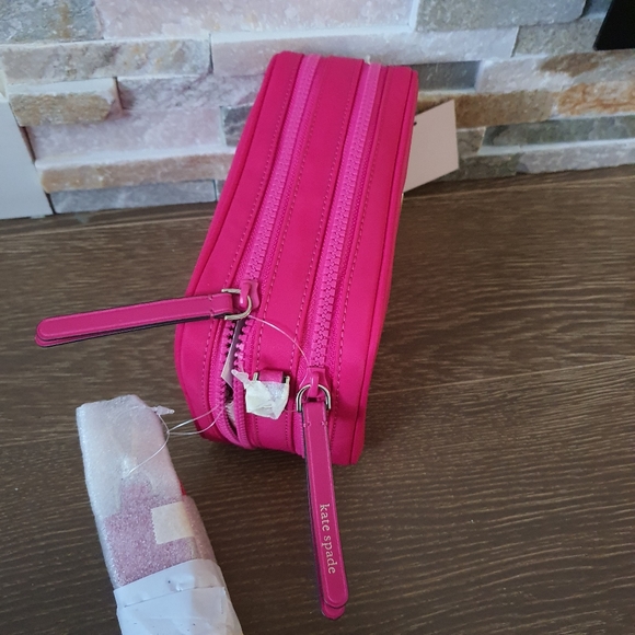 Kate spade jae small camera bag nylon nagenta - Picture 3 of 6